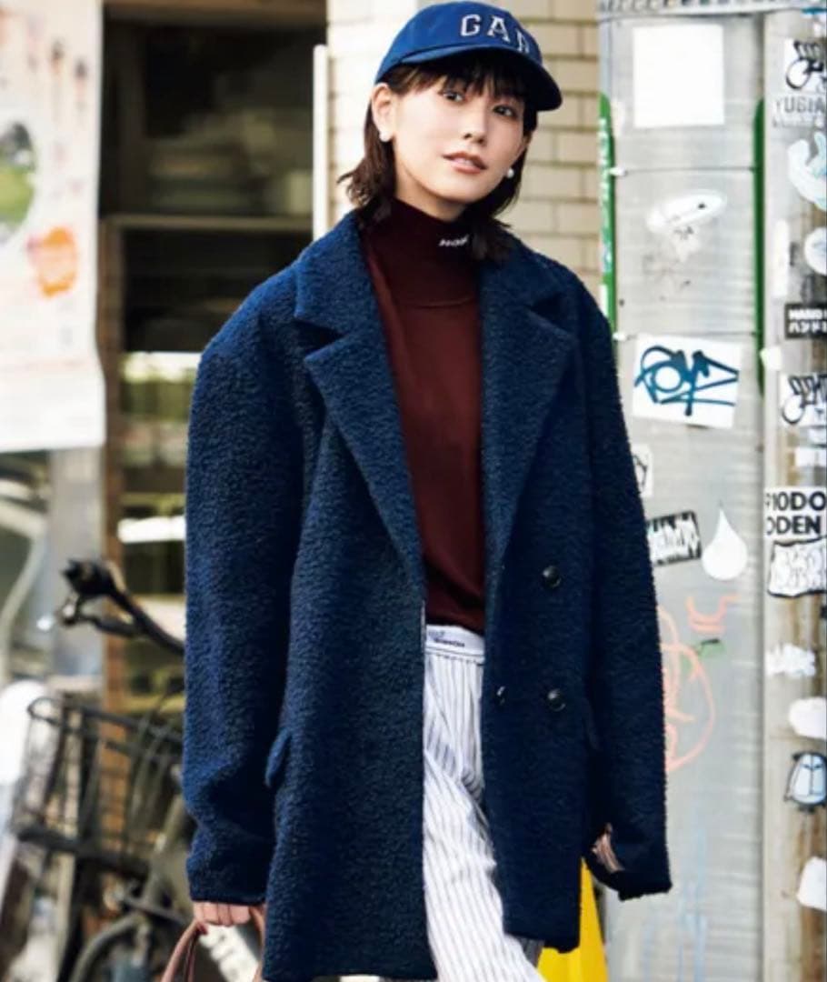 桐谷美玲　さん　着用　ETRE TOKYO カゼンティーノヴァリアブルコート　S