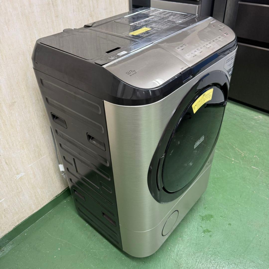 175送料設置無料★日立ドラム式洗濯機　乾燥機能付き　12㌔