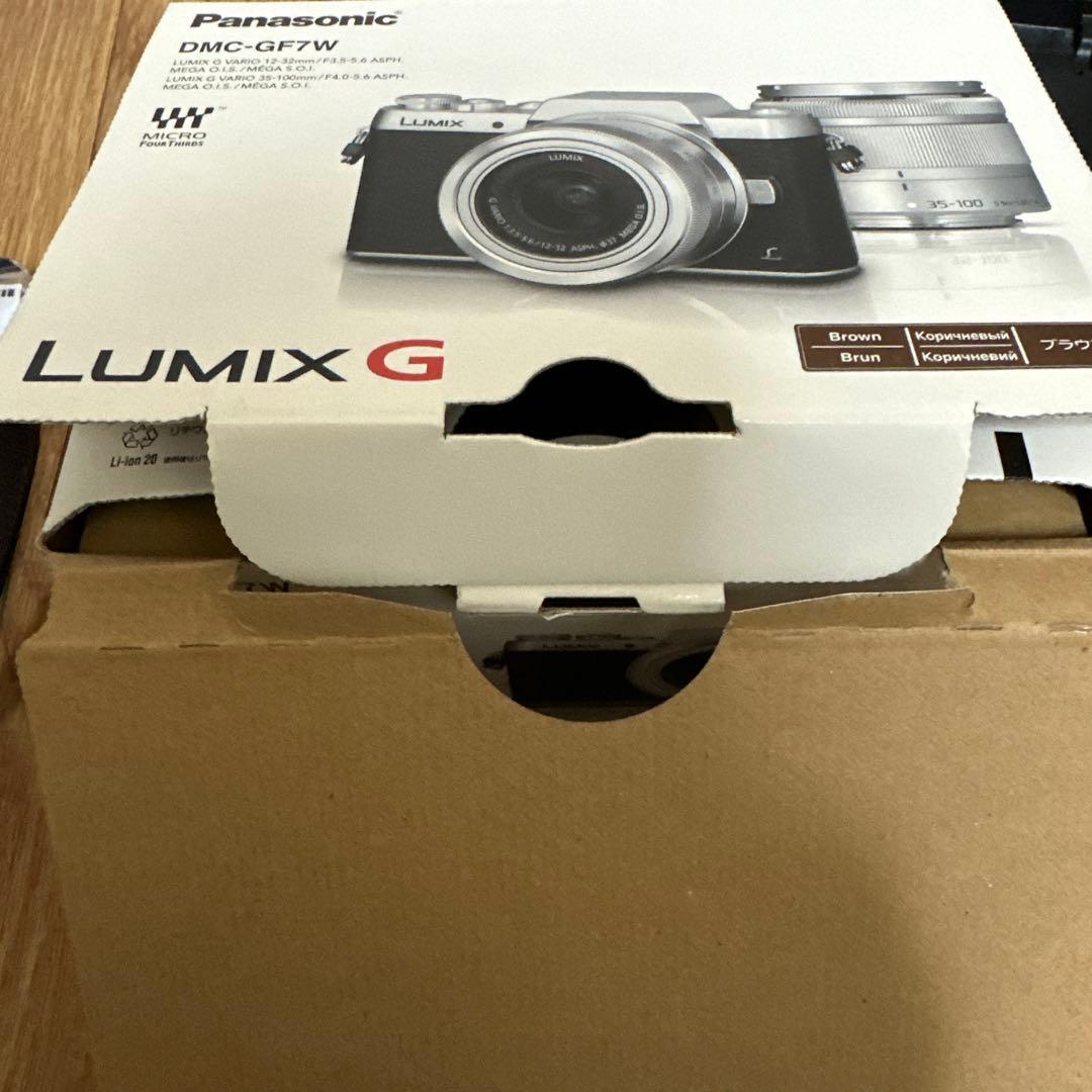 Panasonic LUMIX G ミラーレスカメラ ブラウン GF7W