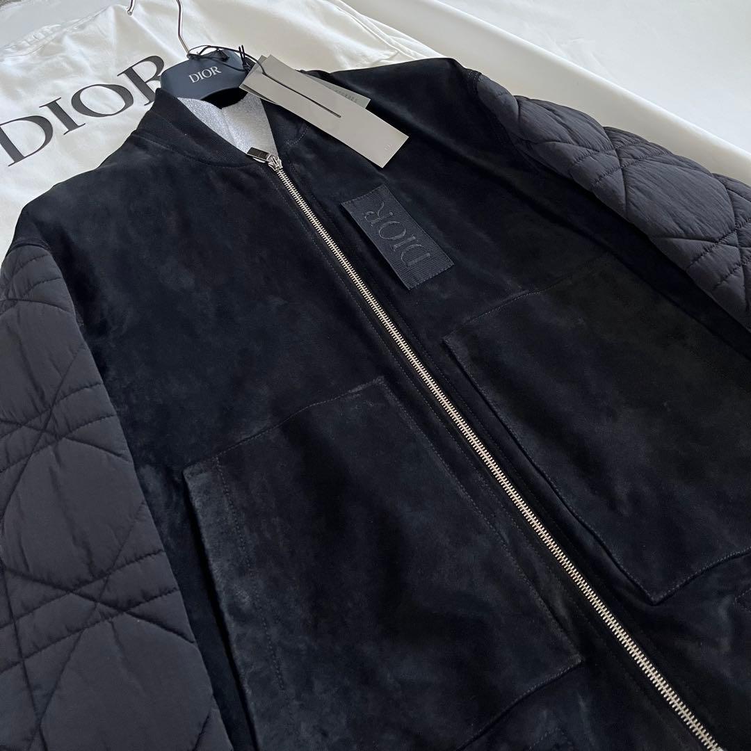 dior カナージュキルティング スエード LEATHER - JACKET
