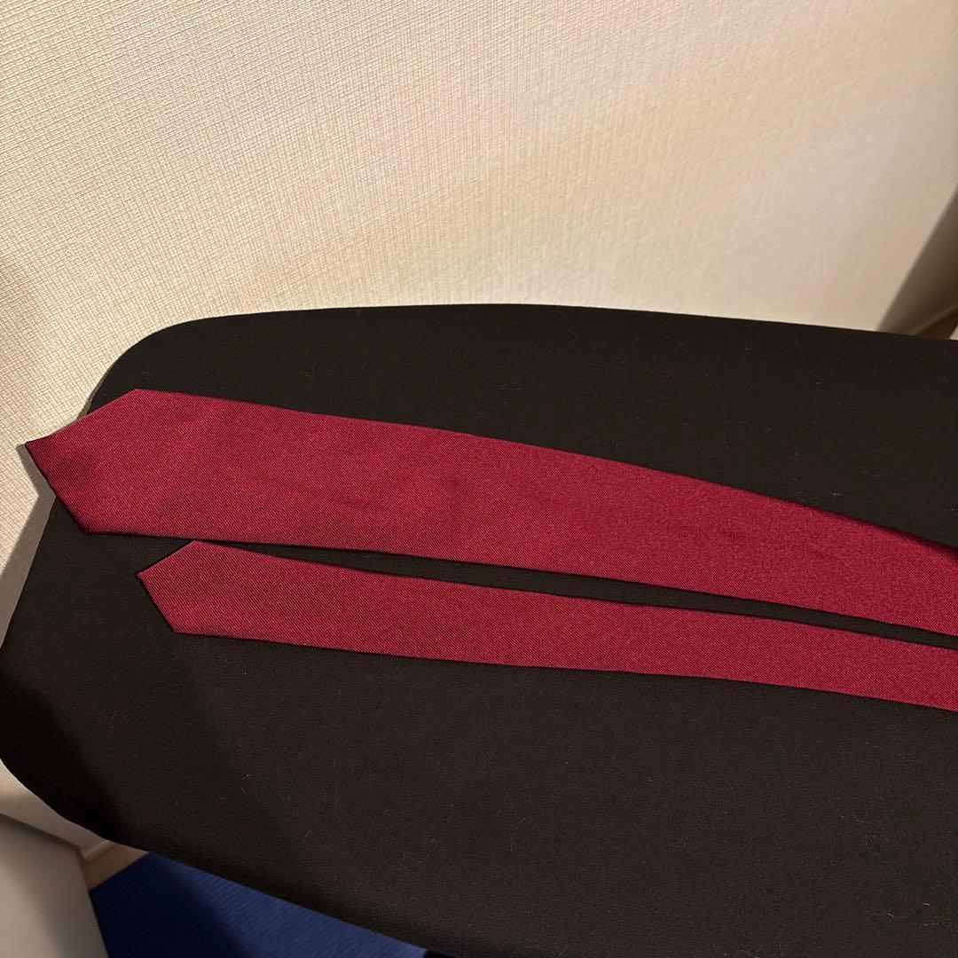 E.Marinella ボルドー　ネクタイ