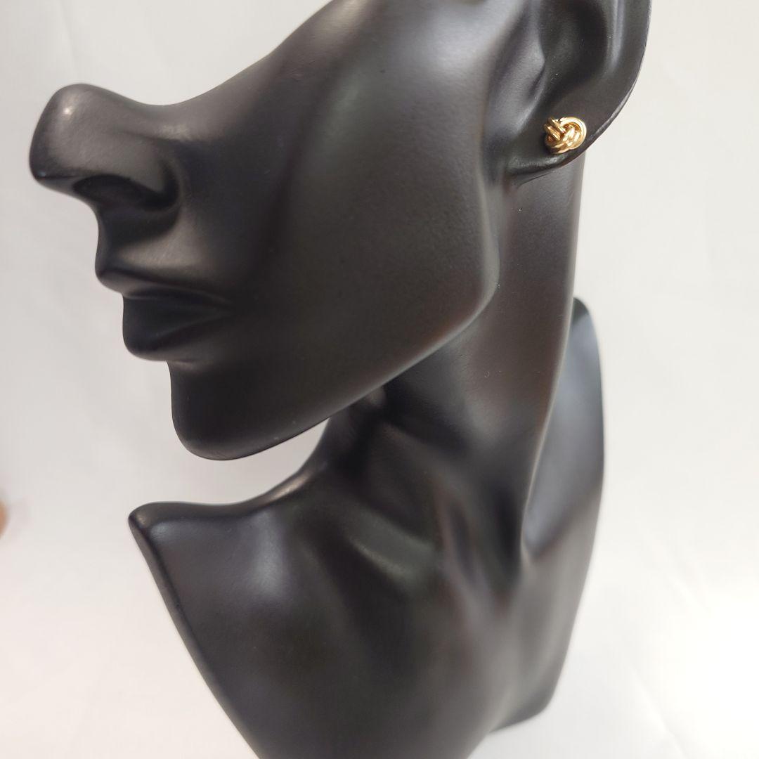 【希少】ティファニー K18 ノット ピアス 7044