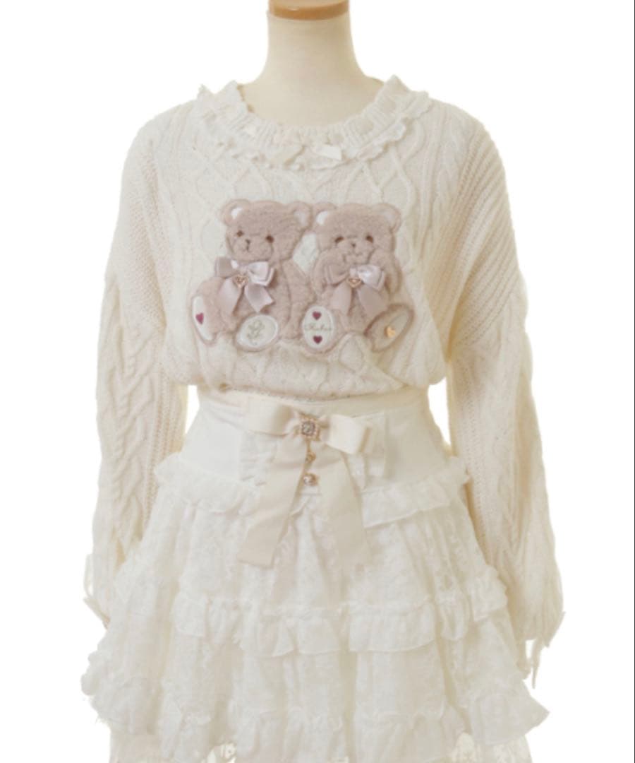 LIZLISA Twin Bearsニットトップス