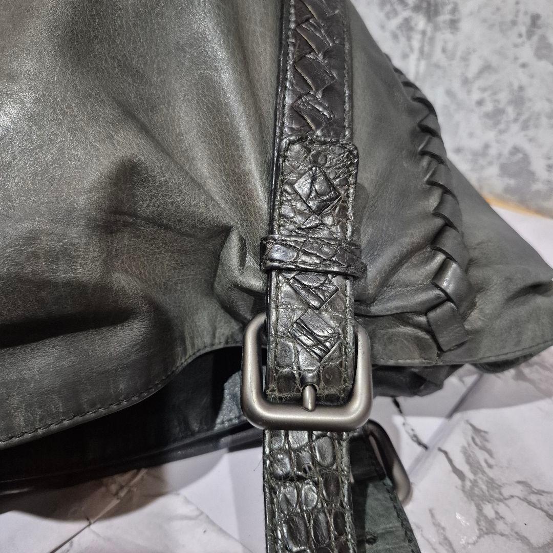 ☆希少☆ボッテガヴェネタ　レザー ビジネストートバッグ 編み込みデザインA4