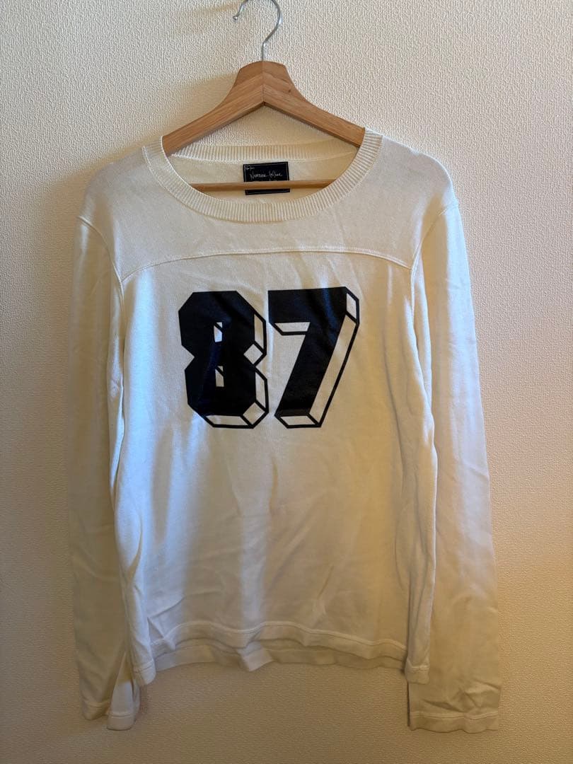 Number (N)ine ガンズ期　ROSE87 ホワイトセーター　サイズ2