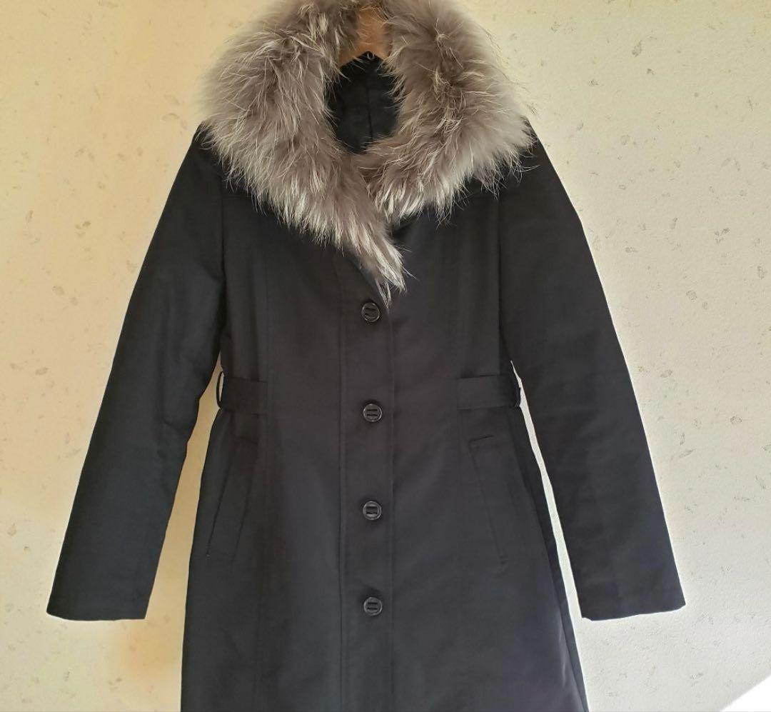 着回し抜群●KTキヨコタカセ　ダウンコート　ファー着脱可　リバーシブル　11号