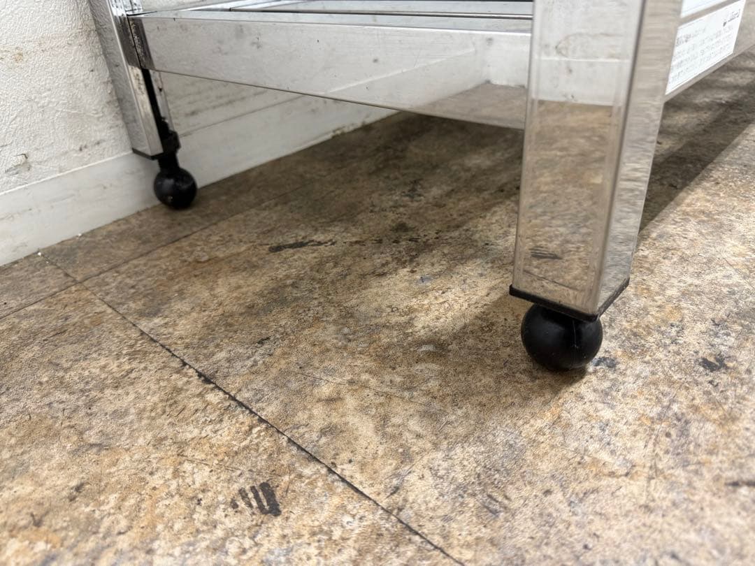 アズマ　ステンレス　作業台　２段スノコ　厨房　W１２００ｘD４５０ｘH８００ｍｍ