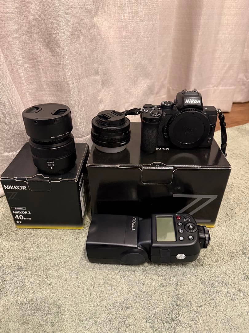nikon z50 DX16-50 kit NIKKOR Z40㎜ f/2 他