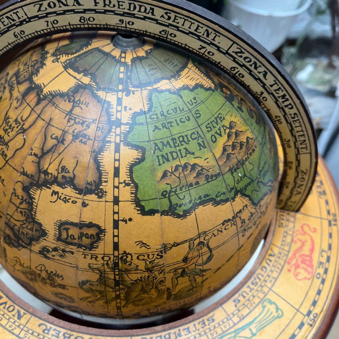 ITALY イタリアヴィンテージ 黄道十二宮の地球儀
