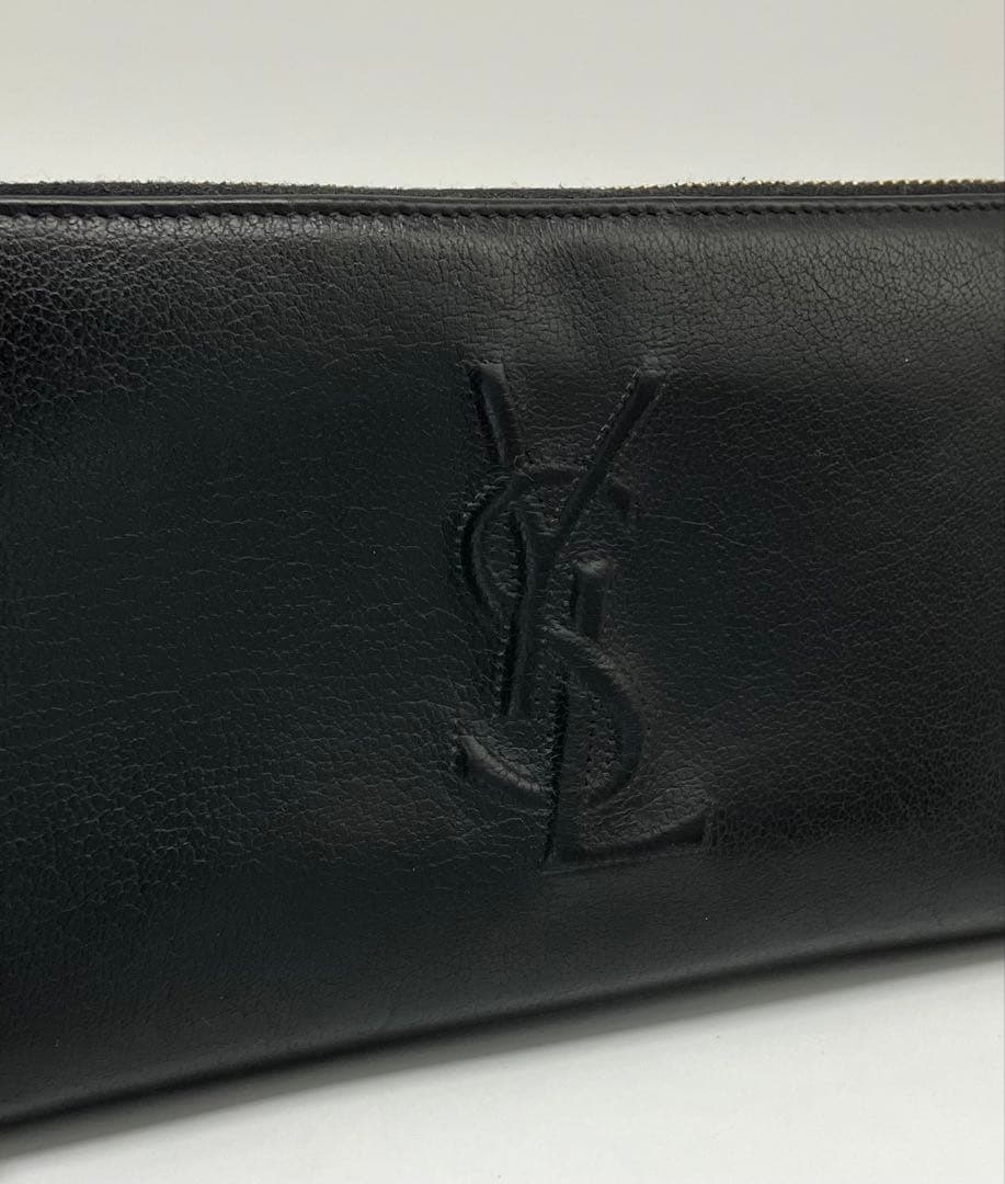 ⭐️ 美品 イヴ サンローラン YSL ラウンドファスナー 長財布 ブラック