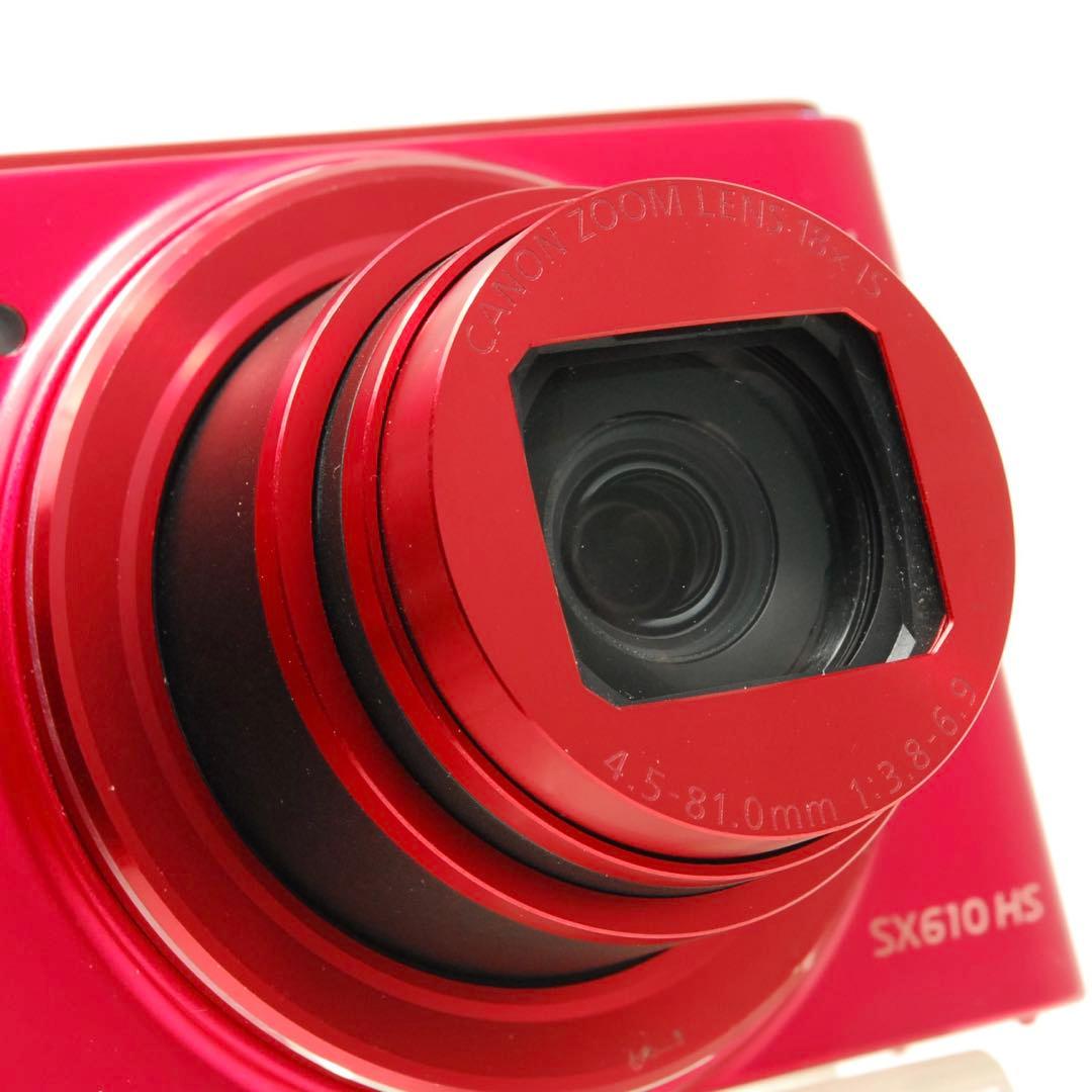 Canon PowerShot SX610HS ❤️スマホ転送 動作確認済 レッド