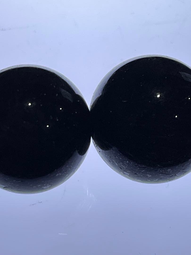 ブラックプラチナルチルクォーツ12.5mm級ブレスレット(ヘマタイト共生)