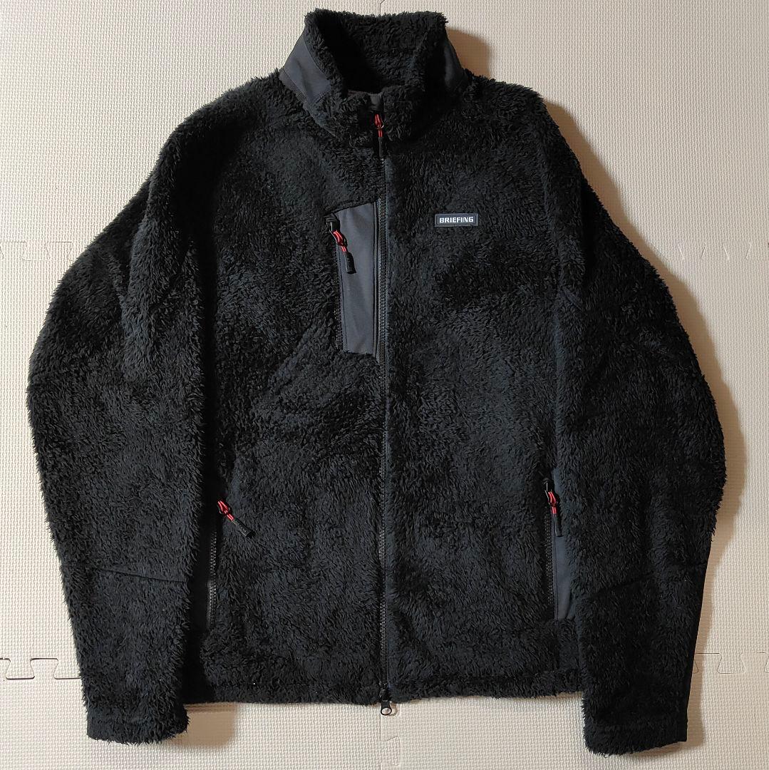 ブリーフィング　ボア　ジップジャケット　黒　ブラック　ゴルフウェアー　Lサイズ
