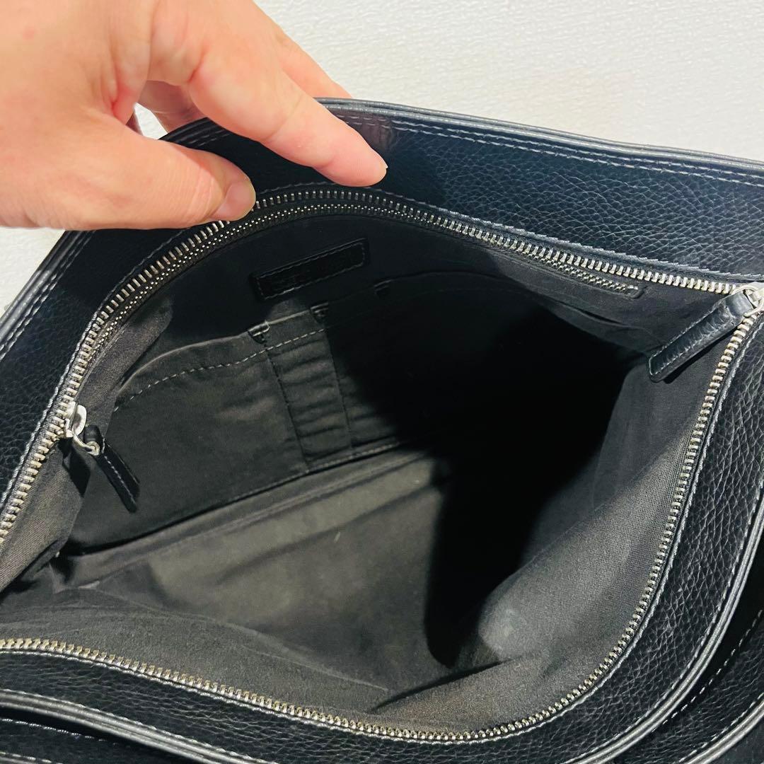 【ぶっきー】 ダニエル&ボブ トートバッグ オールレザー ブラック