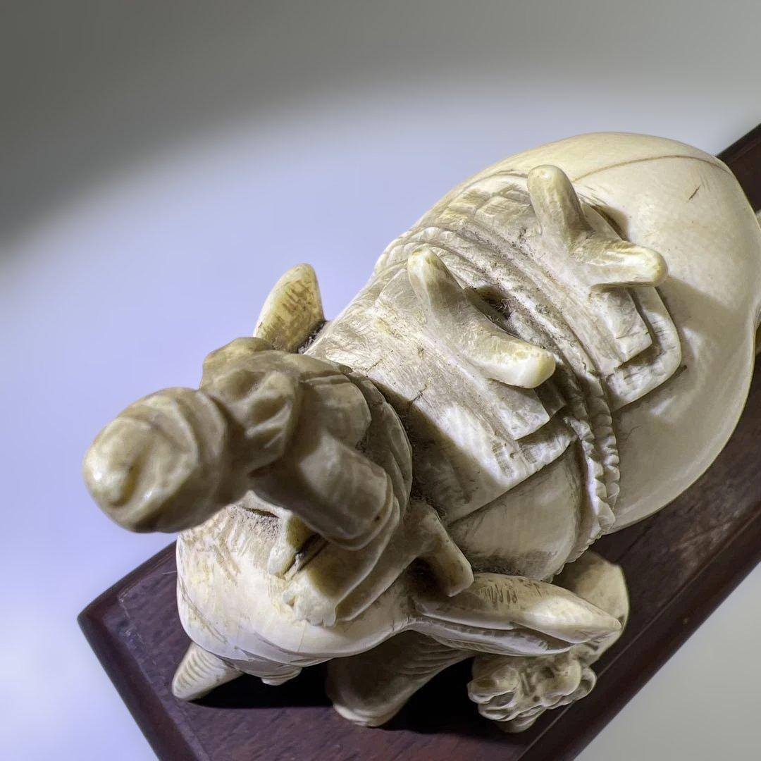 極上　ゾウ　置物　244g 東K8-0202⑥ タサコサ