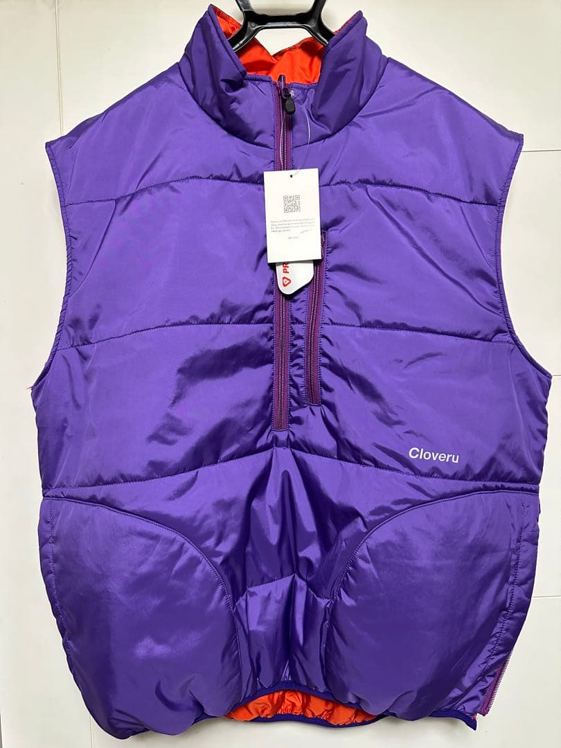⭐︎新品未使用⭐︎cloveru リバーシブルアノラックベスト パープルL