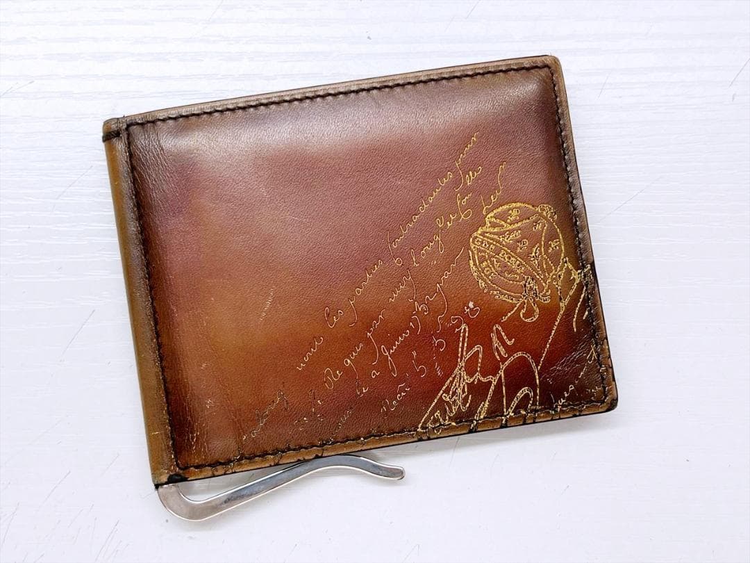 Berluti　ベルルッティ　フィギュア　スクリットレザー　マネークリップ