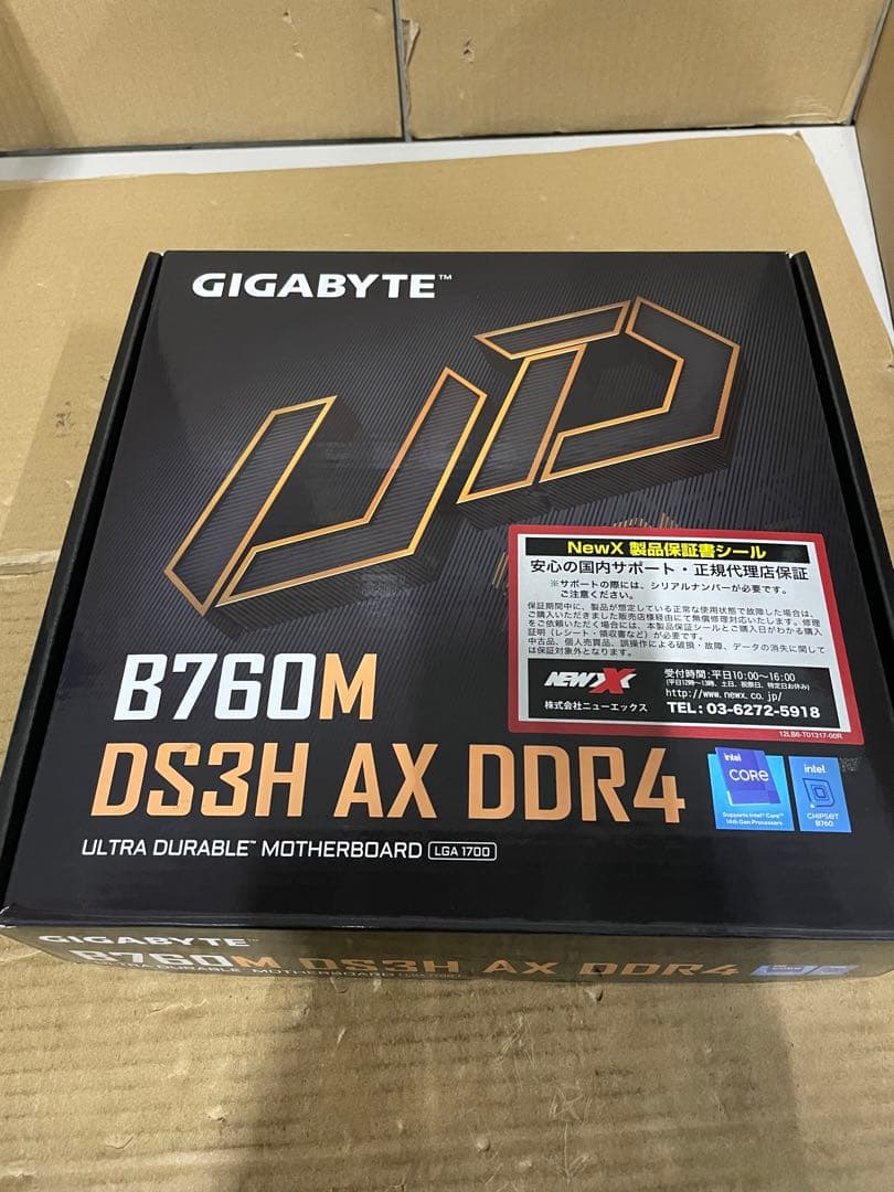マザーボード MB GBT Intel 1700 B760M DS3H AX DDR4