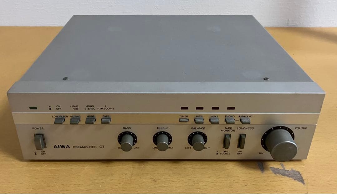 【AIWA/アイワ】ステレオプリアンプ S-C7 現状渡し