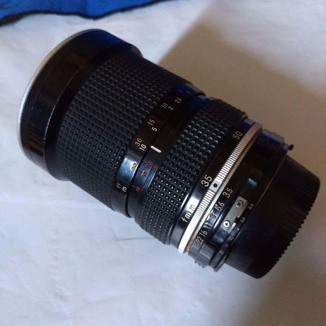 Nikon MFズーム35-70㎜ f3.5 前後キャップ、フィルター付