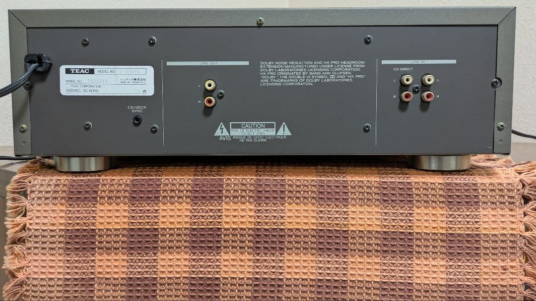 ＴＥＡＣ カセットデッキ Vー6030Ｓ　ジャンク品