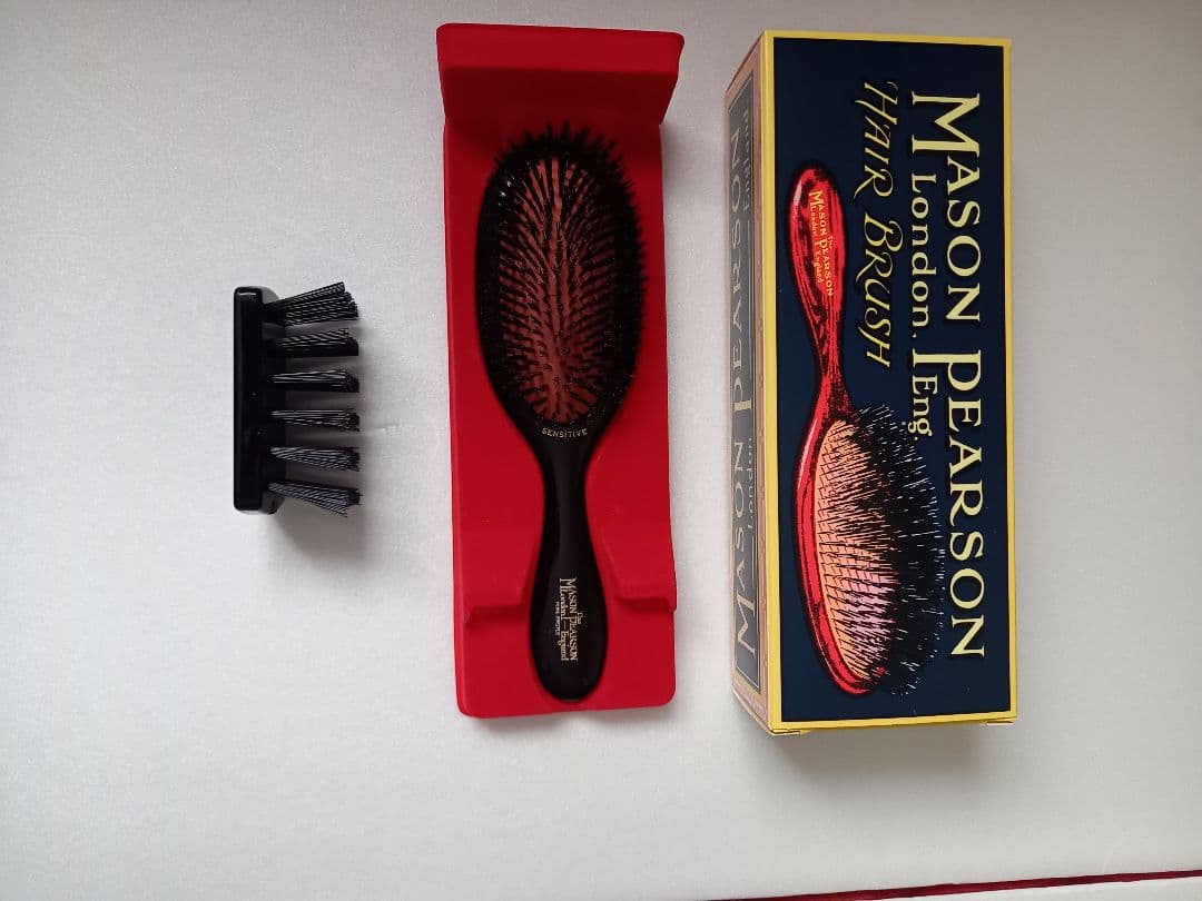Mason Pearson ヘアブラシ クリーニングブラシ付き