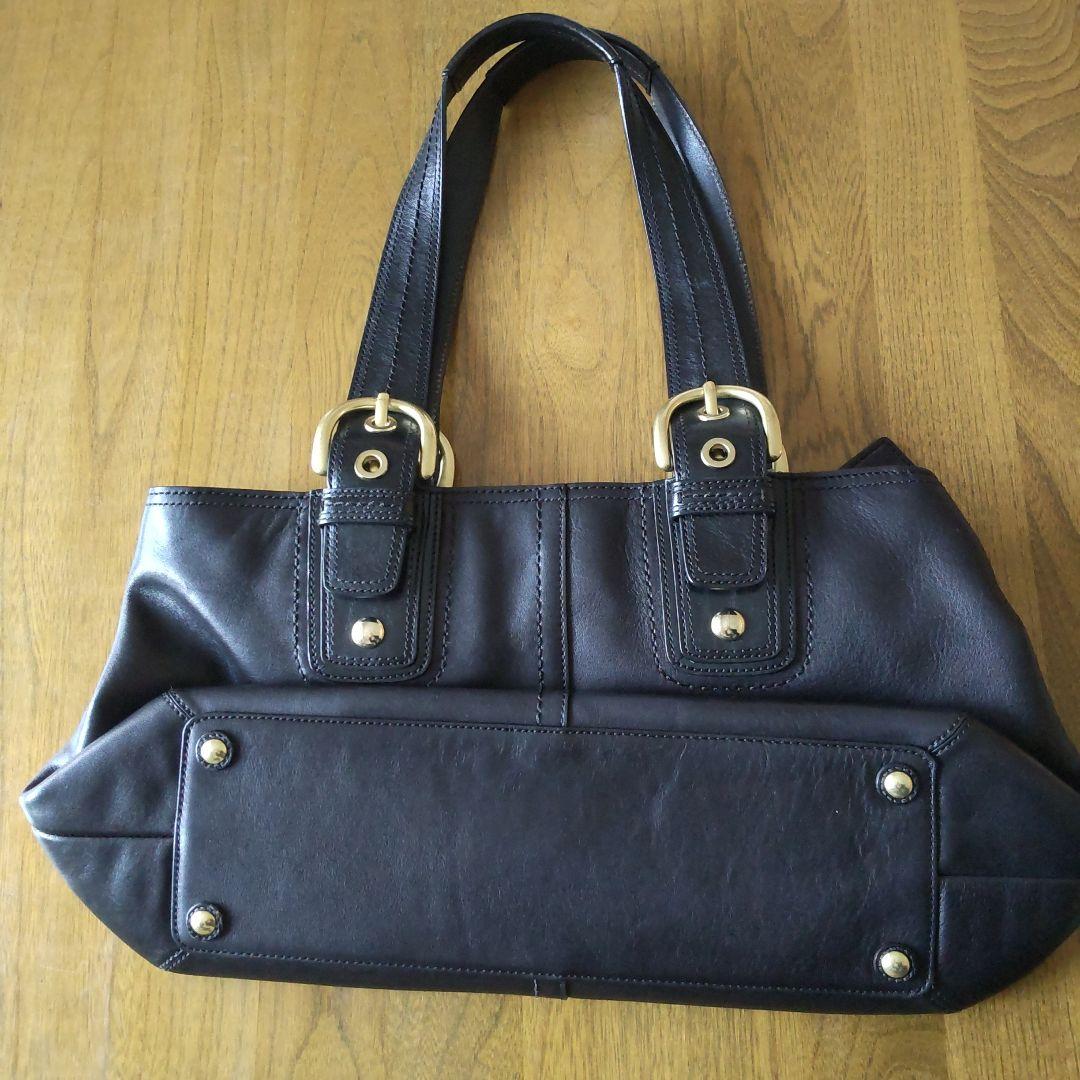 COACH　黒レザーバッグ
