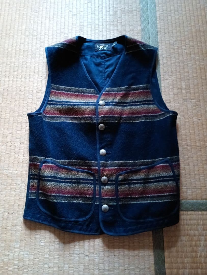 レア　RRL ネイティブベスト　コンチョボタン　ボルチモア　グランメゾン