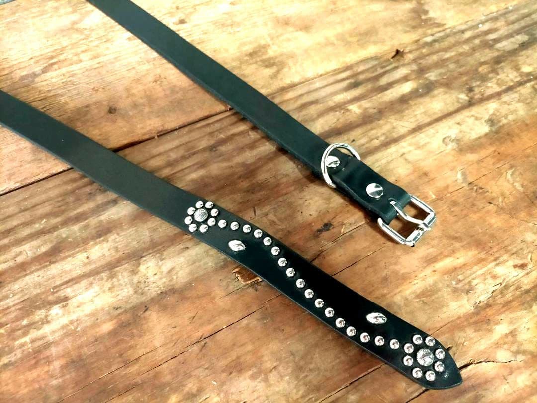 ナローベルト スタッズベルト XLサイズ 20㎜ オーダー製 ベルト HTC 等