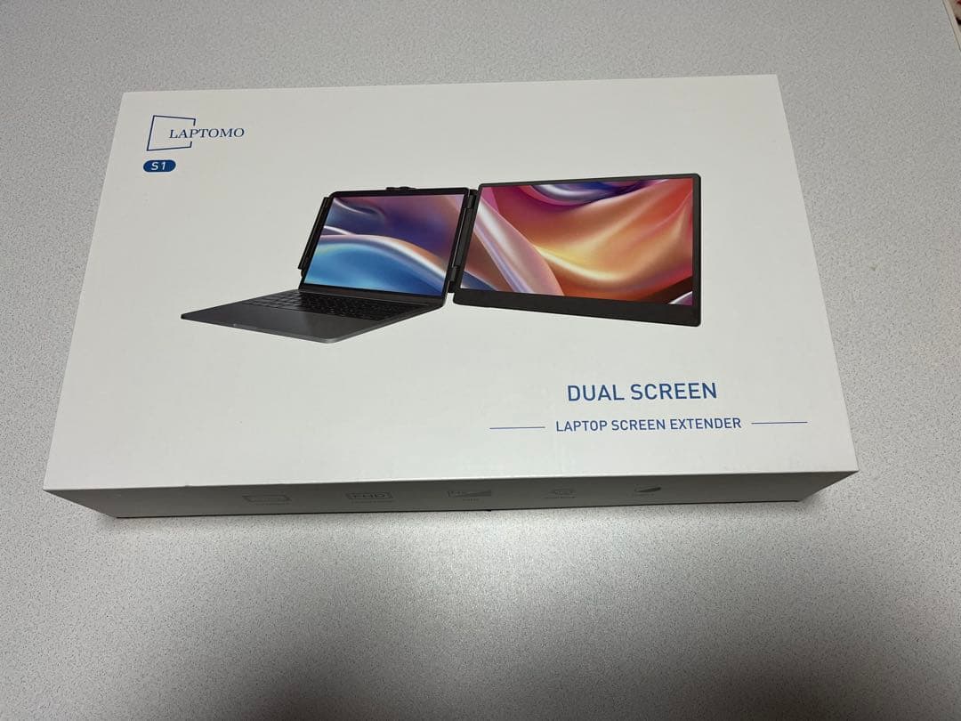 LAPTOMO S1 デュアルスクリーン拡張器 14インチ モニター