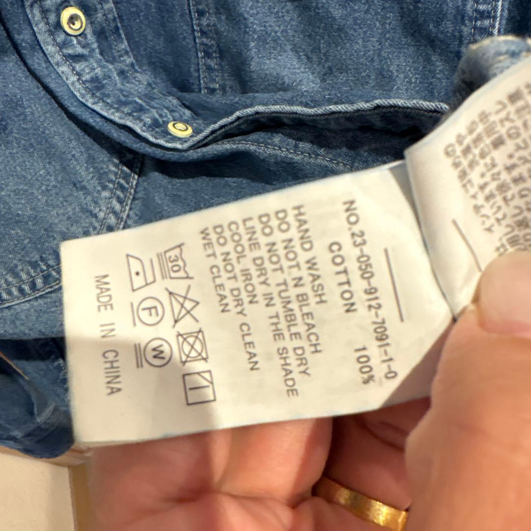 スローブイエナ　LE DENIM BDU デニムシャツ　美品