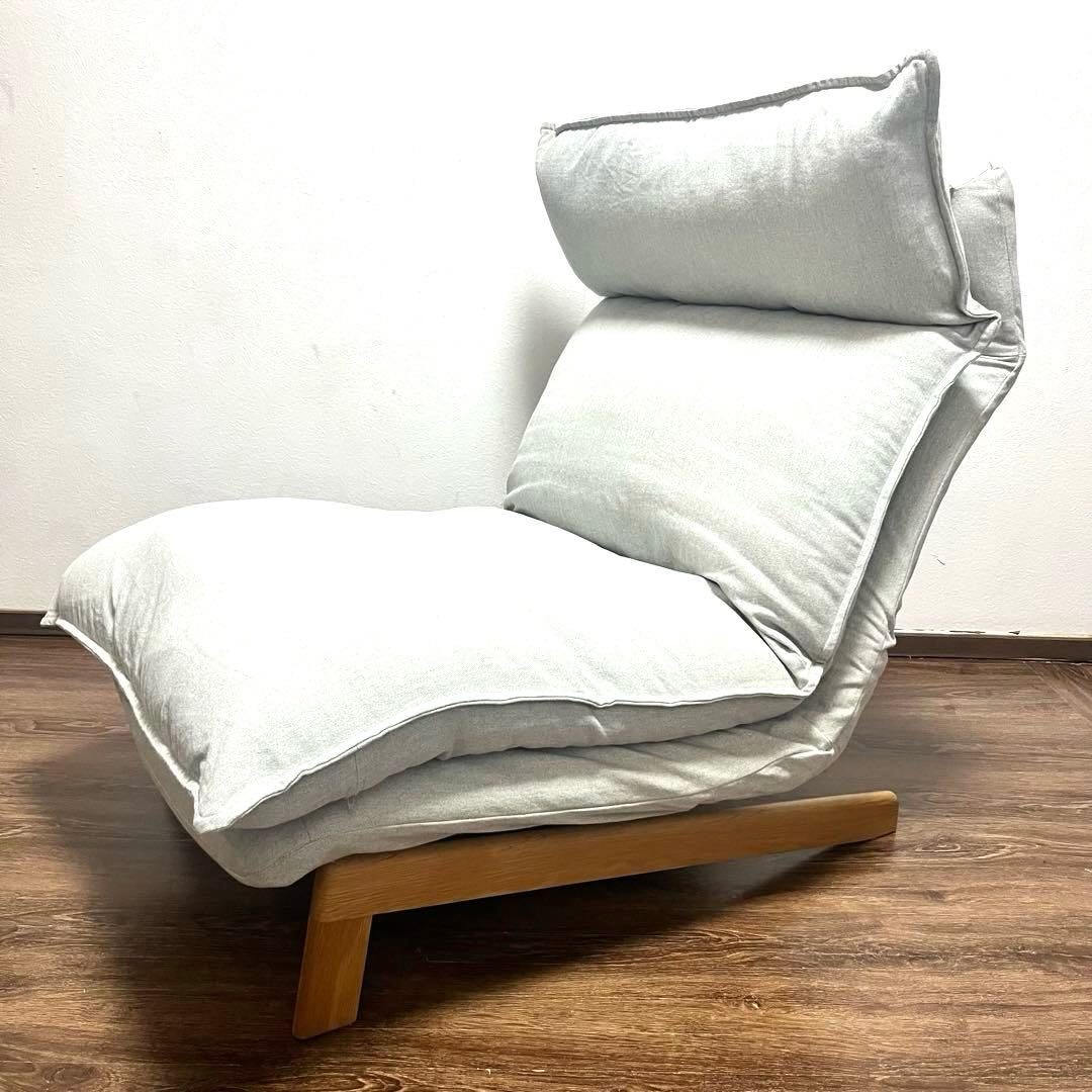 無印良品　ハイバックリクライニングソファ　１シーター　オットマン　セット