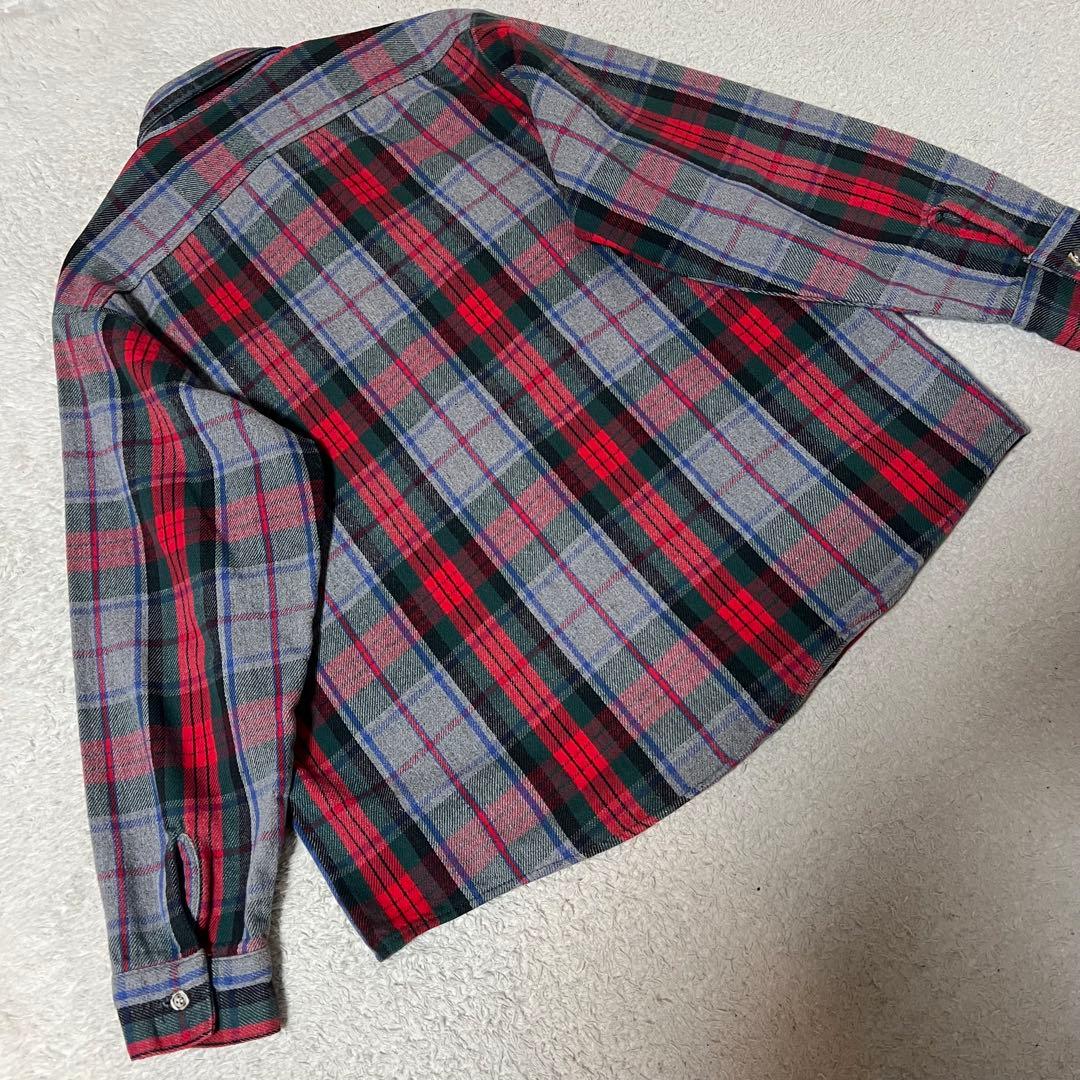 た*)様 90s USA製 FIVEBROTHER フランネルシャツ メンズ L