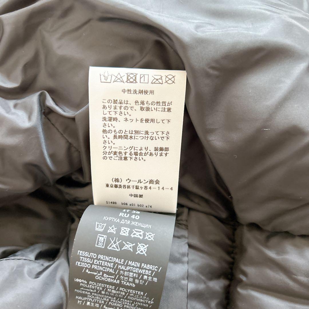 美品⁂エルマンノフィレンツェ⁂ショートコート　グレンチェック　レース　ロゴボタン