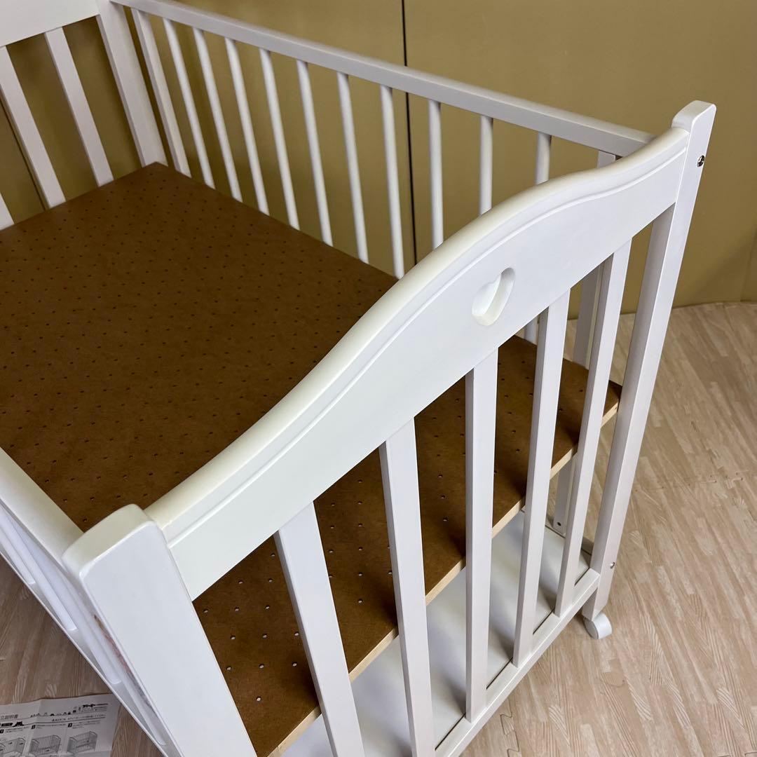 ☆除菌清掃済☆　♡ハートが可愛い♡　☆超美品☆スリーピー　プロヴァンス　ホワイト