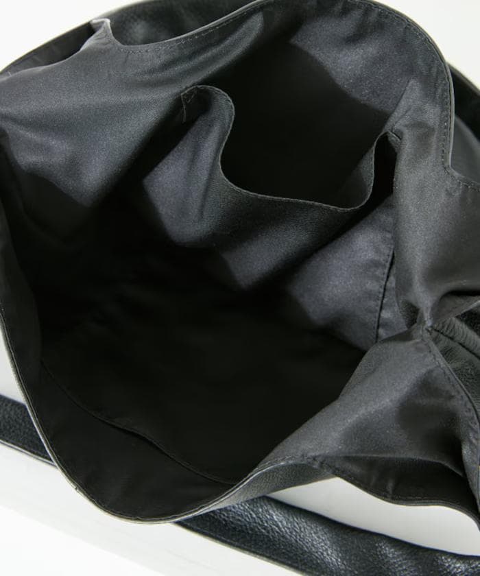 Firsthand レザーマルシェ トートバッグ 牛革 撥水レザー ブラック