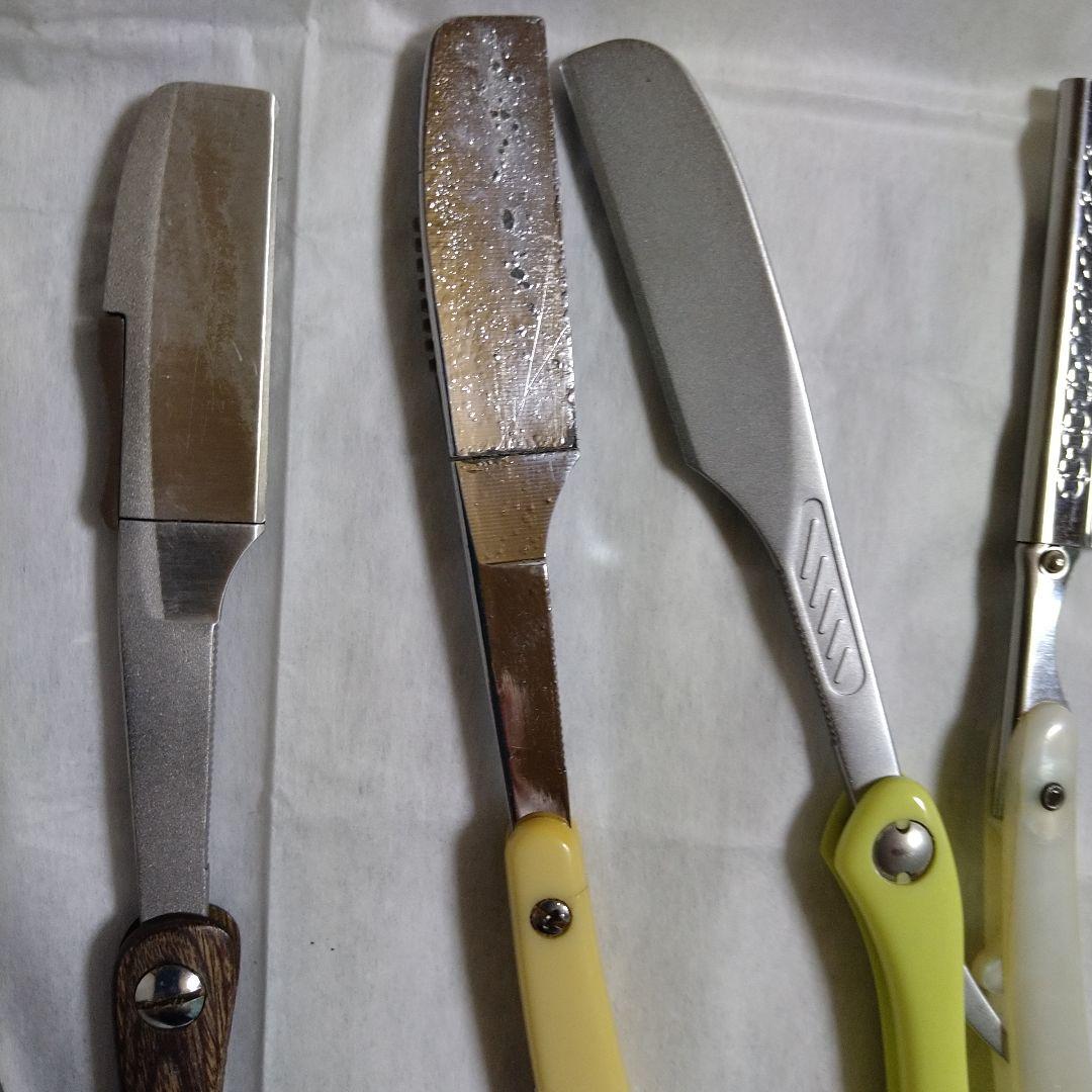 理容　カミソリ　剃刀　6本おまとめ　中古