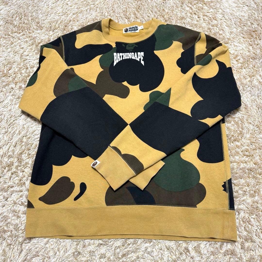 A BATHING APE カモフラージュ NIGO WGMスウェット　Lサイズ
