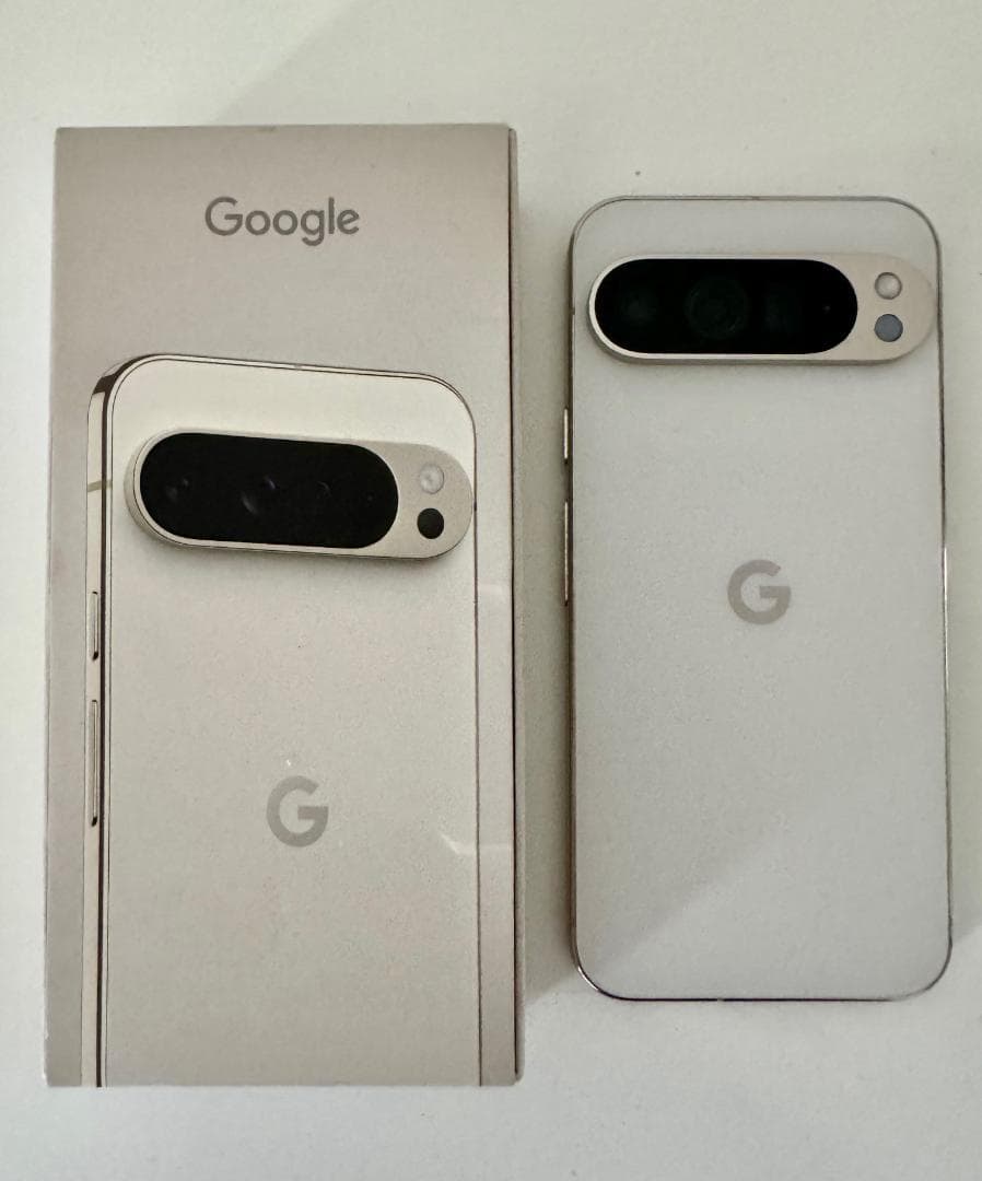 ①Google Pixel 9 Pro XL　ポーセリン