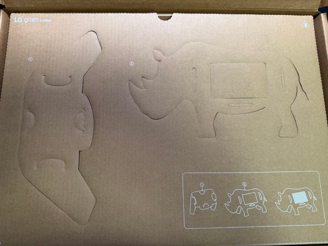 LG gram +view モバイルモニター 16インチ