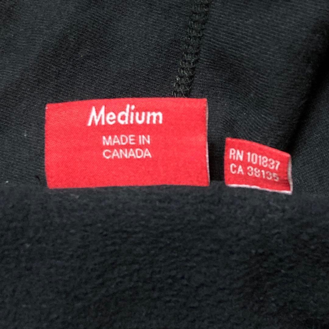 【カナダ製】シュプリーム⭐️Sロゴ刺繍　パーカー　正規品鑑定済　L相当　入手困難