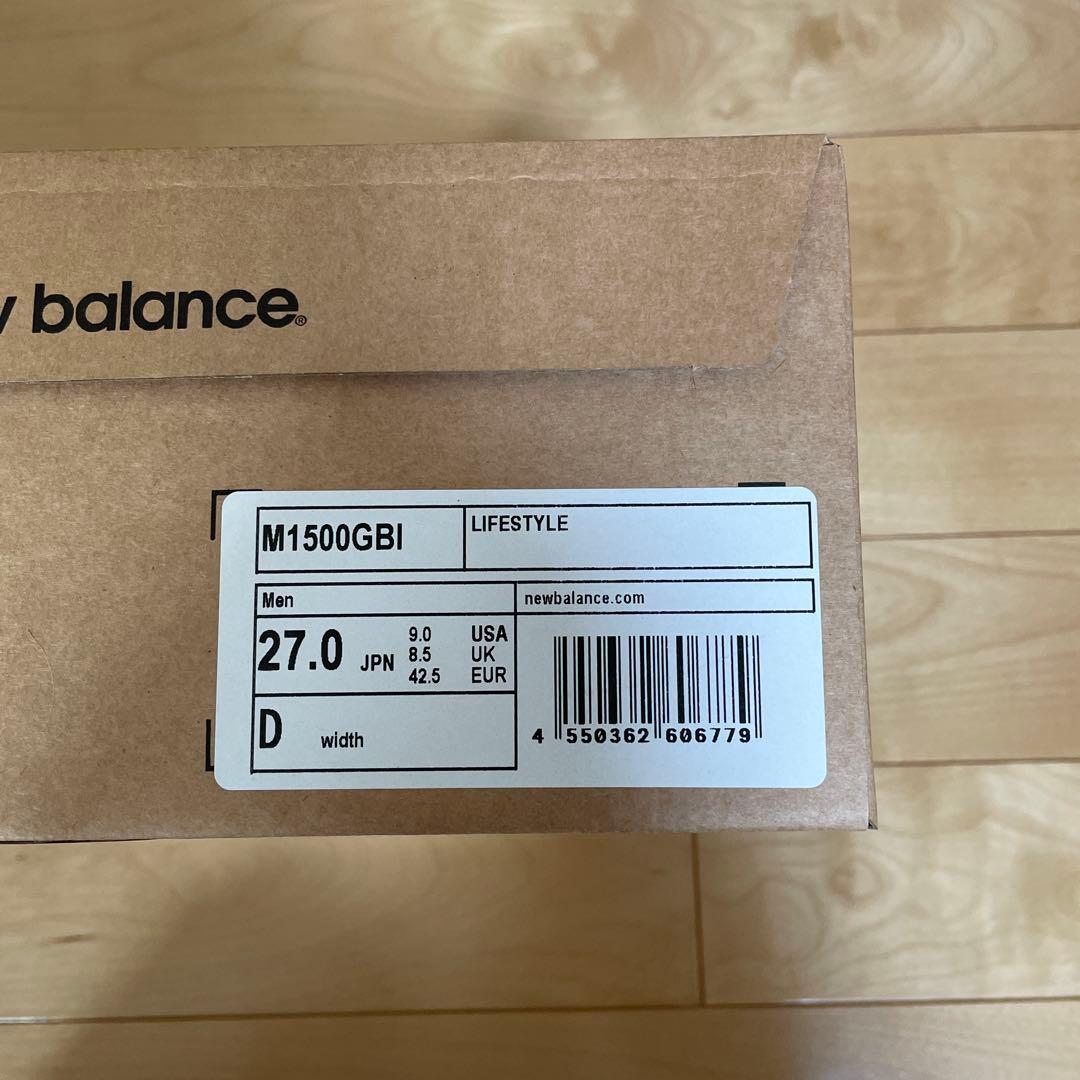 New Balance ニューバランスM1500GBI 27.0cm