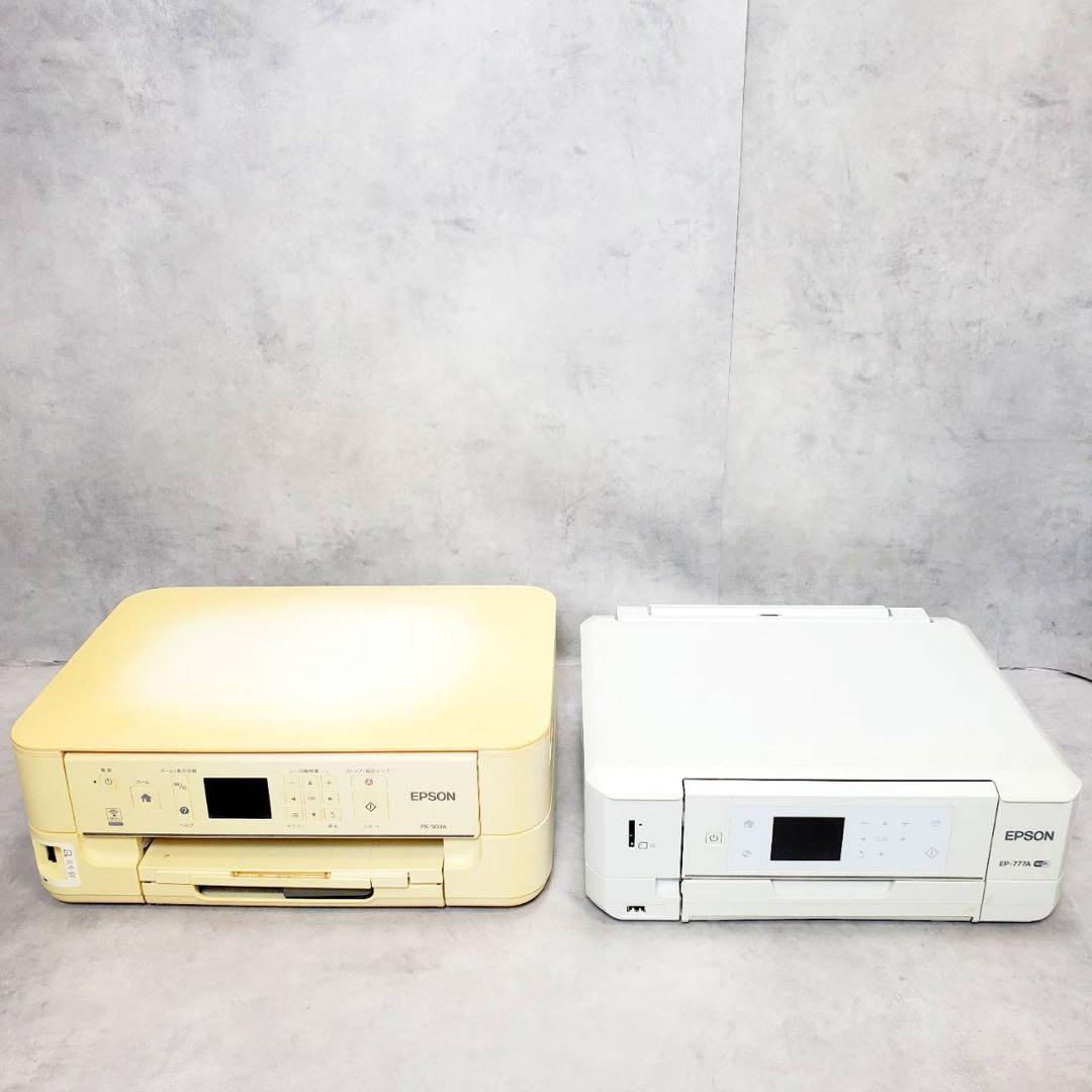 【ジャンク・2台まとめ】エプソンEP-777A /PX-503A通電のみ確認