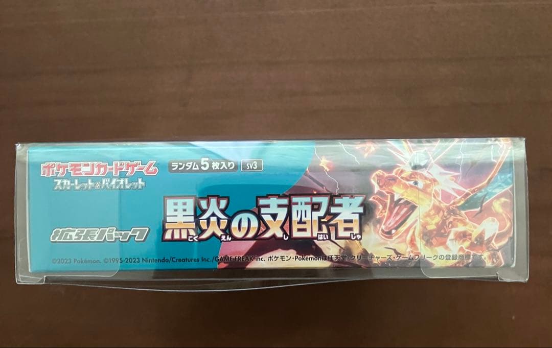 ✴*口様 新品　未開封　ポケカ　黒煙の支配者　BOX シュリンク付き　保護ケース