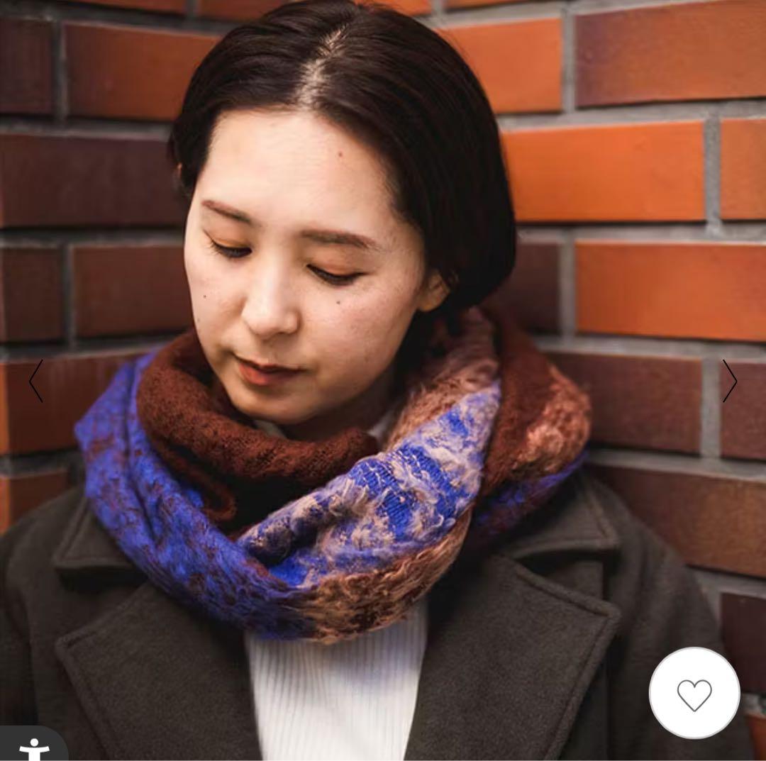 【新品未使用】中川政七商店　kobooriza ブラッシュコットンスヌード