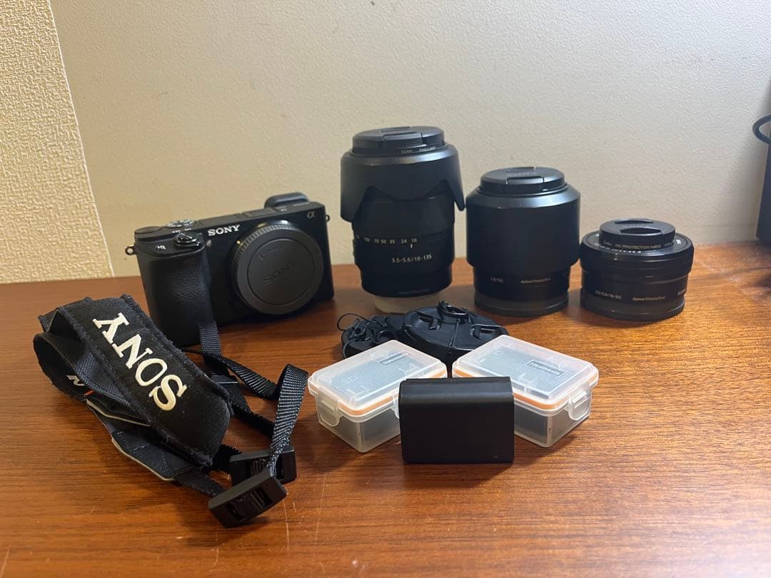 【美品】SONY α6300 ボディ＋レンズ3本セット