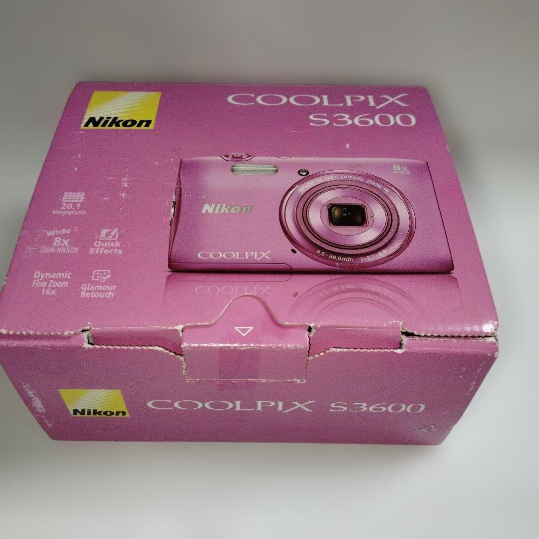 【美品】Nikon COOLPIX S3600 ピンク