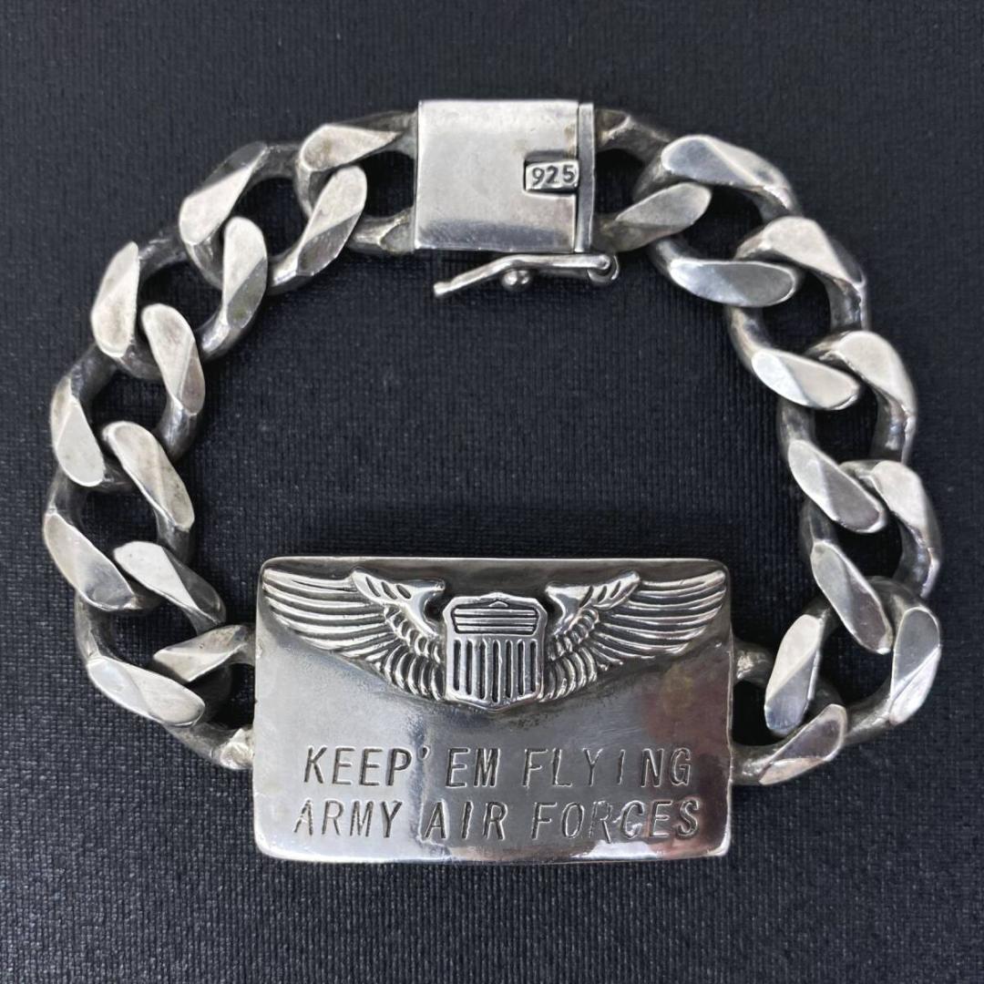 アクセサリー BUZZ RICKSON'S AVIATOR SILVER BRACELET