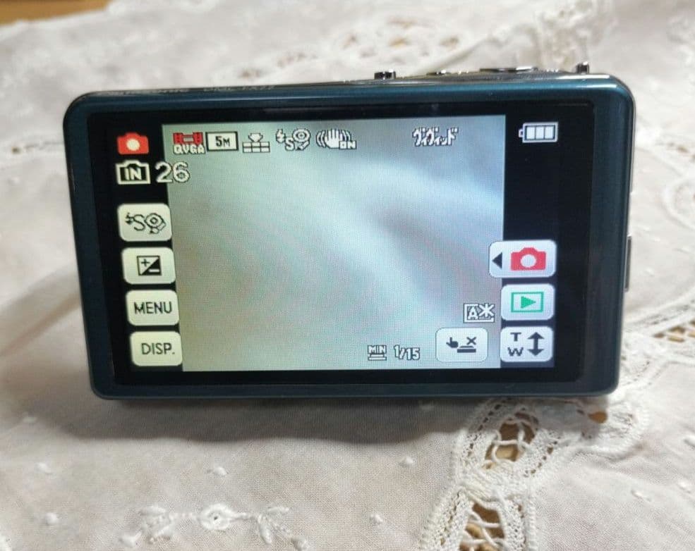 Panasonic DMC-FX77 LUMIX コンデジ デジカメ ブルー