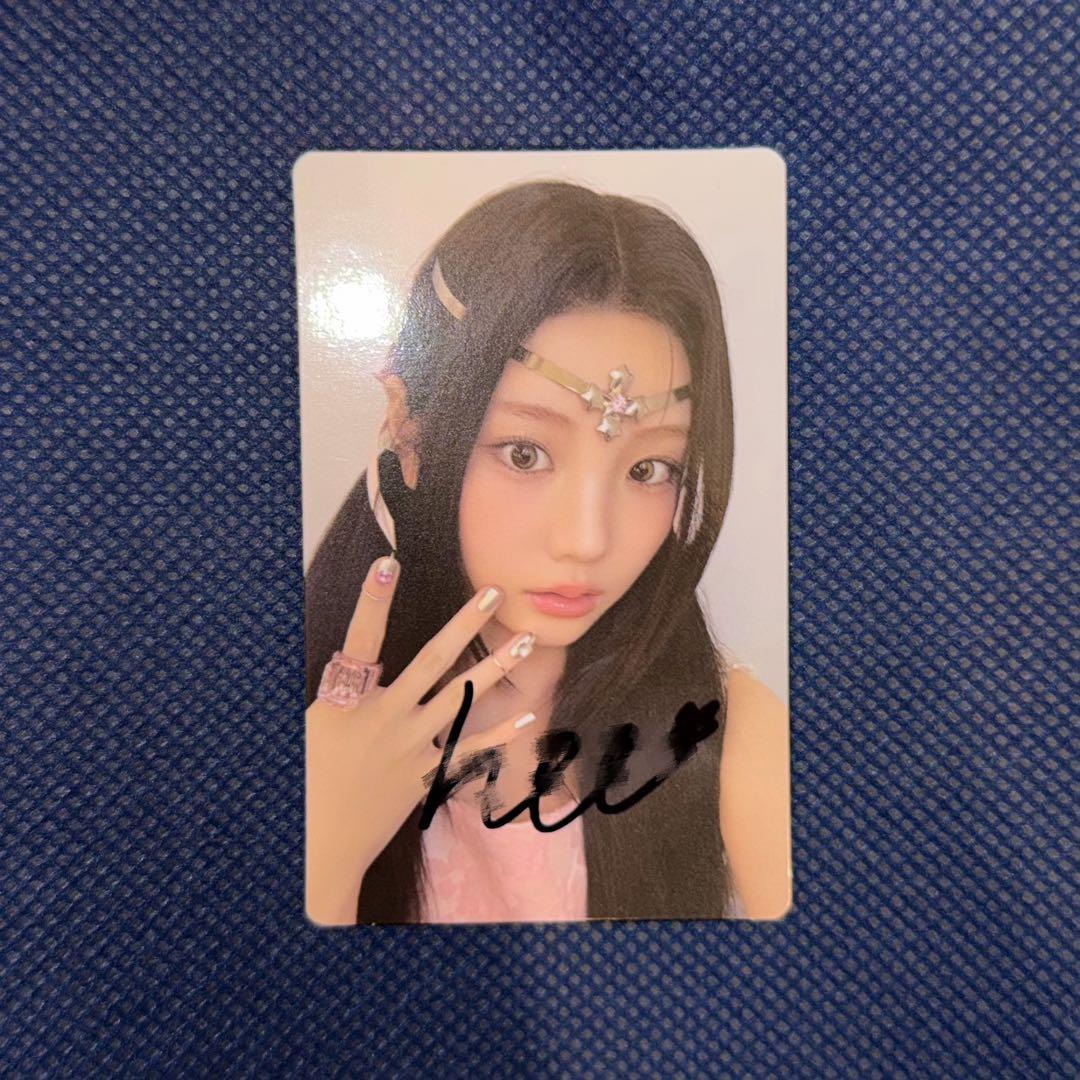 ILLIT ウォンヒ 直筆サイン入りトレカ GLITTER DAY